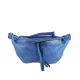 POCHETTE - MARSUPIO IN PELLE VINTAGE - CM39843 - Colore:Blu;