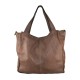 BORSA A SPALLA IN PELLE VINTAGE - XC49854 - Colore:Testa di moro;