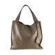 BORSA A SPALLA DONNA IN PELLE - XC39843 - Colore:Taupe;