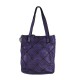 BORSA A SPALLA IN PELLE VINTAGE - QZ53858 - Colore:Viola - New york;