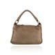 BORSA  DA SPALLA IN PELLE EFFETTO VINTAGE - SP49854 - Colore:Taupe;