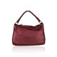 BORSA  DA SPALLA IN PELLE EFFETTO VINTAGE - SP49854 - Colore:bordeaux;