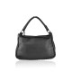 BORSA  DA SPALLA IN PELLE EFFETTO VINTAGE - SP49854 - Colore:Nero;