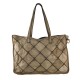 BORSA A SPALLA IN PELLE VINTAGE - QZ59865 - Colore:Taupe;