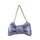 POCHETTE - BORSETTA DONNA IN PELLE - DM26828 - Colore:Viola - New york;