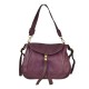 BORSA A SPALLA IN PELLE VINTAGE - CY53858 - Colore:bordeaux;