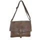 BORSA TRACOLLA IN PELLE VINTAGE - HN35838 - Colore:Testa di moro;