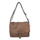 BORSA TRACOLLA IN PELLE VINTAGE - HN35838 - Colore:Taupe;