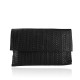 POCHETTE - BUSTA IN PELLE 100% MADE ITALY - GS23825 - Colore:Nero;