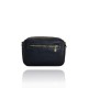 BORSA A MANO  IN PELLE CON TRACOLLA - SL25827 - Colore:Nero;