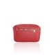 BORSA A MANO  IN PELLE CON TRACOLLA - SL25827 - Colore:Rosso;