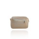 BORSA A MANO  IN PELLE CON TRACOLLA - SL25827 - Colore:Taupe;