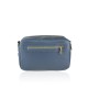 BORSA A MANO  IN PELLE CON TRACOLLA - SL25827 - Colore:Azzurro polvere;