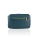 BORSA A MANO  IN PELLE CON TRACOLLA - SL25827 - Colore:Ottanio;