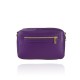 BORSA A MANO  IN PELLE CON TRACOLLA - SL25827 - Colore:Viola - Dublin;