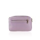 BORSA A MANO  IN PELLE CON TRACOLLA - SL25827 - Colore:Viola - New york;