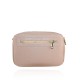 BORSA A MANO  IN PELLE CON TRACOLLA - SL25827 - Colore:Cipria;