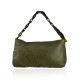 BORSA  DA SPALLA IN PELLE EFFETTO VINTAGE - JM35838 - Colore:Verde;