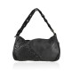 BORSA  DA SPALLA IN PELLE EFFETTO VINTAGE - JM35838 - Colore:Nero;