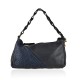 BORSA  DA SPALLA IN PELLE EFFETTO VINTAGE - JM35838 - Colore:Blu;