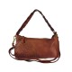 BORSA  DA SPALLA IN PELLE EFFETTO VINTAGE - JM35838 - Colore:Cuoio;