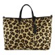 BORSA A SPALLA IN PELLE CON CAVALLINO - GC69876 - Colore:leopard;