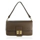 BORSA A SPALLA DONNA IN PELLE CON TRACOLLA - FG36839 - Colore:Taupe;