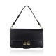 BORSA A SPALLA DONNA IN PELLE CON TRACOLLA - FG36839 - Colore:Nero;