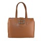 BORSA A SPALLA DONNA IN PELLE CON TRACOLLA - AT38842 - Colore:Cuoio;