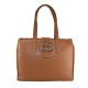 BORSA A SPALLA DONNA IN PELLE CON TRACOLLA - AT38842 - Colore:Cuoio;