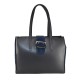 BORSA A SPALLA DONNA IN PELLE CON TRACOLLA - AT38842 - Colore:Blu;