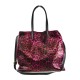 BORSA A SPALLA DONNA IN PELLE LAMINATO CON TRACOLLA - KH32835 - con tracolla