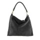 BORSA A SPALLA DONNA IN PELLE CON TRACOLLA - UC29832 - Colore:Grigio;