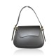 BORSA A MANO  IN PELLE CON TRACOLLA - RD29832 - Colore:Nero;