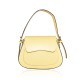 BORSA A MANO  IN PELLE CON TRACOLLA - RD29832 - Colore:Giallo;