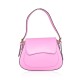 BORSA A MANO  IN PELLE CON TRACOLLA - RD29832 - Colore:Rosa;