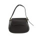 BORSA A MANO  IN PELLE CON TRACOLLA - RD29832 - Colore:Testa di moro;