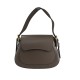 BORSA A MANO  IN PELLE CON TRACOLLA - RD29832 - Colore:Taupe;