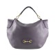 BORSA A SPALLA DONNA IN PELLE CON TRACOLLA - CG38842 - Colore:Viola - New york;