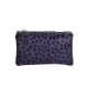 POCHETTE IN CAVALLINO - CV85 - Colore:Viola - New york;Stampa:Ghepardo;