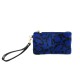 POCHETTE IN CAVALLINO - CV85 - Stampa:Leopardo;Colore:Bluette;