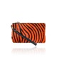 POCHETTE IN CAVALLINO - CV85 - Colore:Arancione/corallo;Stampa:Zebra;