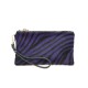 POCHETTE IN CAVALLINO - CV85 - Colore:Viola - New york;Stampa:Zebra;