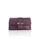 BORSA A TRACOLLA IN PELLE - MH36839 - Colore:Viola - Dublin;