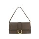 BORSA A TRACOLLA IN PELLE - QG25827 - Colore:Taupe;