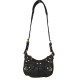 BORSA TRACOLLA IN PELLE VINTAGE - BF49854 - Colore:Nero;