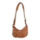 BORSA TRACOLLA IN PELLE VINTAGE - BF49854 - Colore:Cuoio;