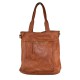 BORSA A SPALLA IN PELLE VINTAGE - QL59865 - Colore:Cuoio;