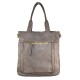 BORSA A SPALLA IN PELLE VINTAGE - QL59865 - Colore:Taupe;