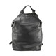 ZAINO IN PELLE EFFETTO VINTAGE - ZL58864 - Colore:Nero;